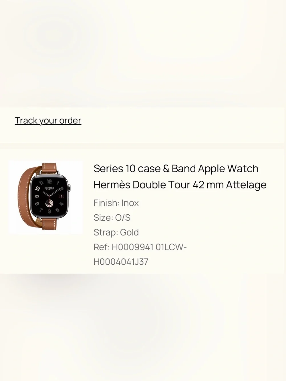 Hermes Apple Watch